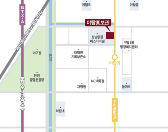 홍보관 약도